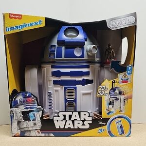 Fisher-Price Blue and White Imaginext Action Figure